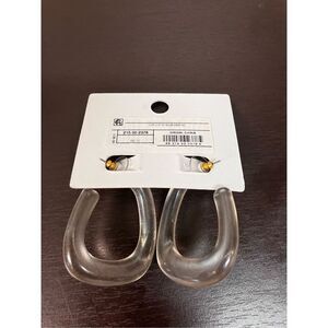 Sugarfix by‎ Baublebar clear hoop earring’s